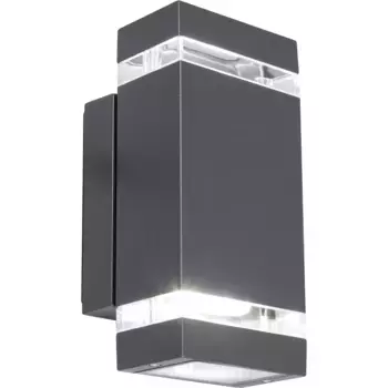 Настенный светильник LUTEC для наружного освещения “FOCUS”, лампа GU10 | без лампочек, антрацит