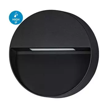 Настенный светильник MARUGGIO алюминий черный LED 1X4.8W 3000/4000/5000/6500K IP65 15см EGLO
