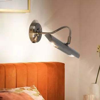 Настенный светильник, металл, латунь, регулируемый, L 36 см Globo Lighting, золото