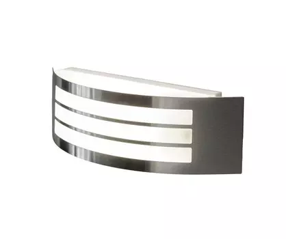 Настенный светильник на улицу CGC Europe, 31,5x10x9 см, цвет нержавеющей стали/серебристый