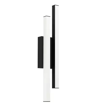 Настенный светильник на улицу Eglo, 12x7,5x52,5 см, черно-белый