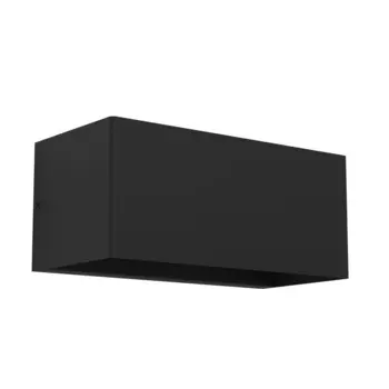 Настенный светильник на улицу Eglo, 24x11,5x10,5 см, прозрачный/черный