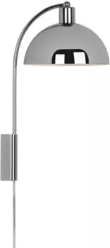 Настенный светильник Nordlux "Ellen 20", 1 лампочка, лампа E14 | без лампочек 20 см, Высота: 43 см, цвет Chrom