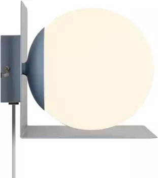 Настенный светильник Nordlux "Lilibeth", 1 лампочка, лампочка E14 | без лампочек 15 см, Высота: 16 см, синий