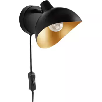 Настенный светильник Nova Luce «GETI», 1 лампочка, лампочка E14 | без лампочек, без освещения, черный