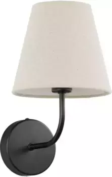 Настенный светильник Nova Luce "MOIST", 1 лампочка, лампочка E27 | без лампочек, без освещения 17,00 см, Высота: 29 см, черный