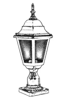 Настенный светильник Opviq, черный