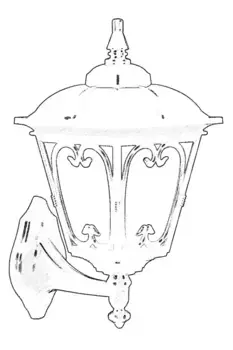Настенный светильник Opviq, черный