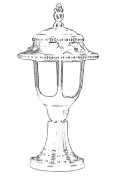 Настенный светильник Opviq, черный