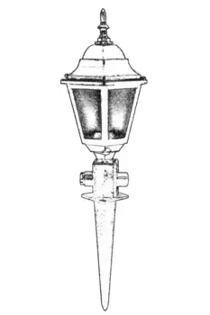Настенный светильник Opviq, черный
