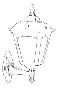 Настенный светильник Opviq, черный