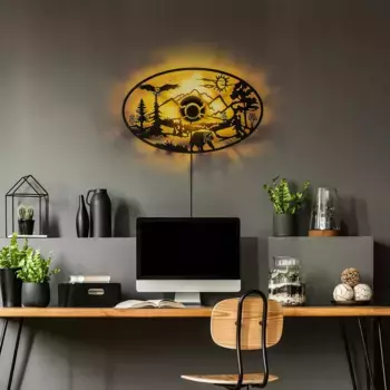 Настенный светильник Opviq, черный