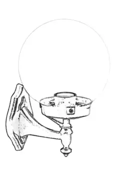 Настенный светильник Opviq, черный