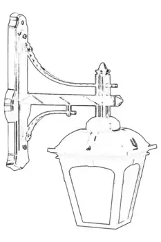 Настенный светильник Opviq, черный