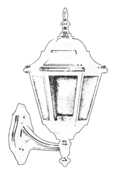 Настенный светильник Opviq, черный