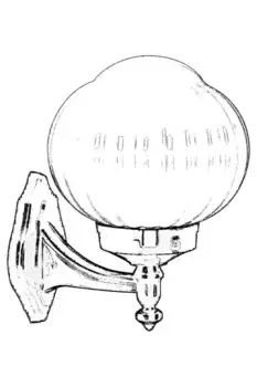 Настенный светильник Opviq, черный