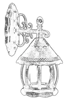 Настенный светильник Opviq, коричневый