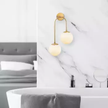 Настенный светильник Opviq, золотой