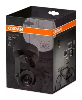 Настенный светильник OSRAM, черный