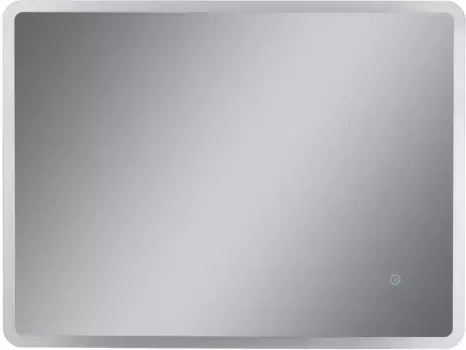 Настенный светильник Paco Home "DAISY", зеркало со светодиодной подсветкой, круглое, 50 см, сенсорный переключатель, настенное зеркало для ванной комнаты IP44 Высота: 3 см, цвет Silber