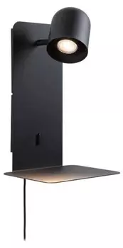 Настенный светильник Paulmann Malena, черный матовый