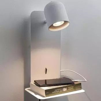 Настенный светильник Paulmann Malena матового белого цвета GU10, белый