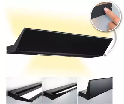 Настенный светильник Paulmann "Ранва", 1 лампочка Высота: 3,3 см, черный