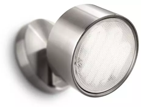 Настенный светильник Philips Ecomoods, энергосберегающий настенный точечный светильник с 1 лампочкой 579401716, серый