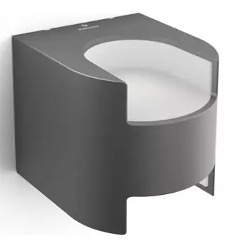 Настенный светильник Philips Gras, антрацитовый