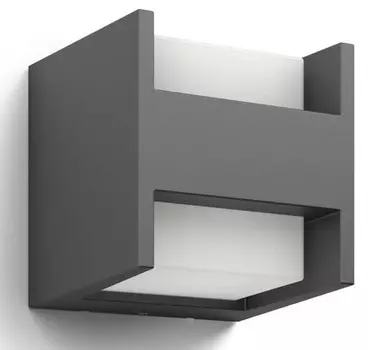 Настенный светильник Philips Mygarden, антрацитовый