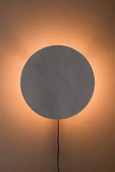 Настенный светильник полнолуние 25см Pr Home, серебряный