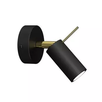 Настенный светильник Preston Gold/Black 1X Mini Gu10, потолочные светильники, настенный светильник Milagro, черный