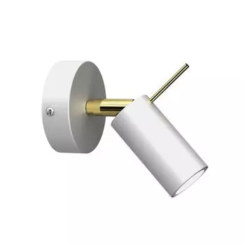 Настенный светильник Preston Gold/White 1X Mini Gu10, потолочный светильник, настенный светильник Milagro