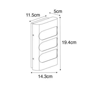 Настенный светильник QAZQA, черный