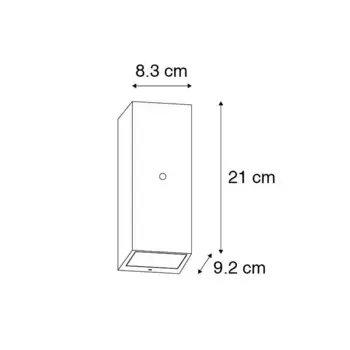 Настенный светильник QAZQA, черный