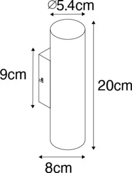 Настенный светильник QAZQA, золотой