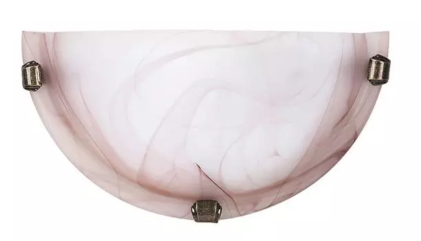 Настенный светильник Rabalux Alabastro 1x E27 коричневый алебастр, гвоздь из латуни