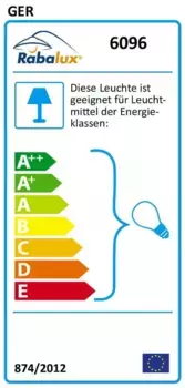 Настенный светильник Rabalux, белый