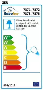 Настенный светильник Rabalux, цвет Bronze