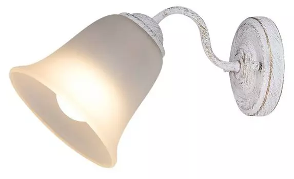 Настенный светильник Rabalux Fabiola античный белый, опаловое стекло E27 с регулируемой яркостью