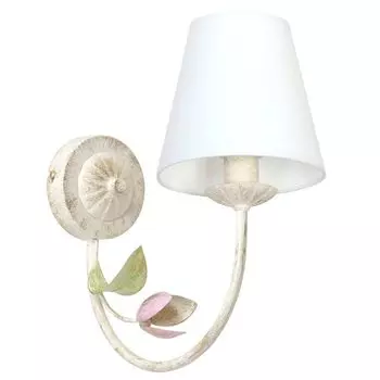 Настенный светильник с тюльпаном и цветочной патиной Milagro