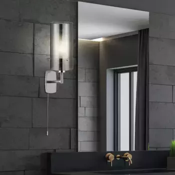 Настенный светильник Searchlight, серебряный