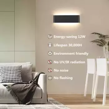 Настенный светильник SERBASIC, черный