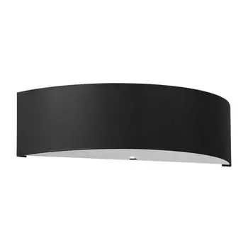 Настенный светильник SKALA BLACK 2xE27 60Вт ткань, стекло, сталь 12x15x45см Sollux Lighting