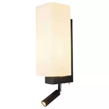 Настенный светильник SLV Quadrass цвет schwarz wei-satiniert