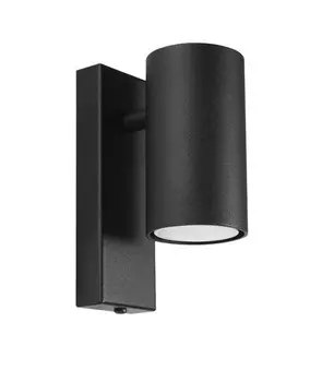 Настенный светильник Sollux Lighting Utti, черный