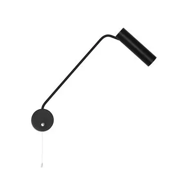 Настенный светильник современный EYE, черный металл с выключателем GU10, настенный светильник для гостиной, спальни, прихожей Licht-Erlebnisse