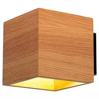 Настенный светильник Spot Light Block Wood цвет eiche/schwarz