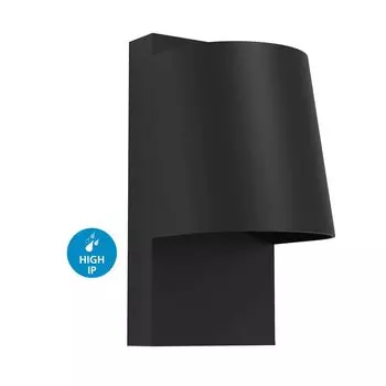 Настенный светильник STAGNONE алюминий, стальной черный GU10 1X4.6W IP54 Д:10см В:20,5см EGLO