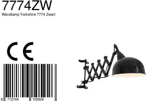 Настенный светильник Steinhauer, черный